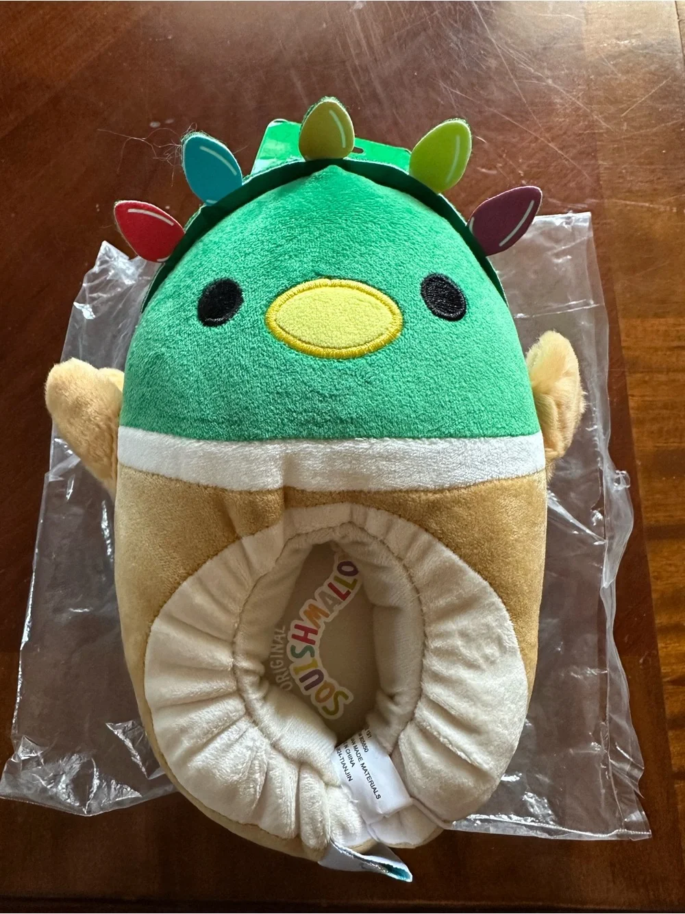 Squishmallows Plush Christmas Duck slippers 🦆🎄